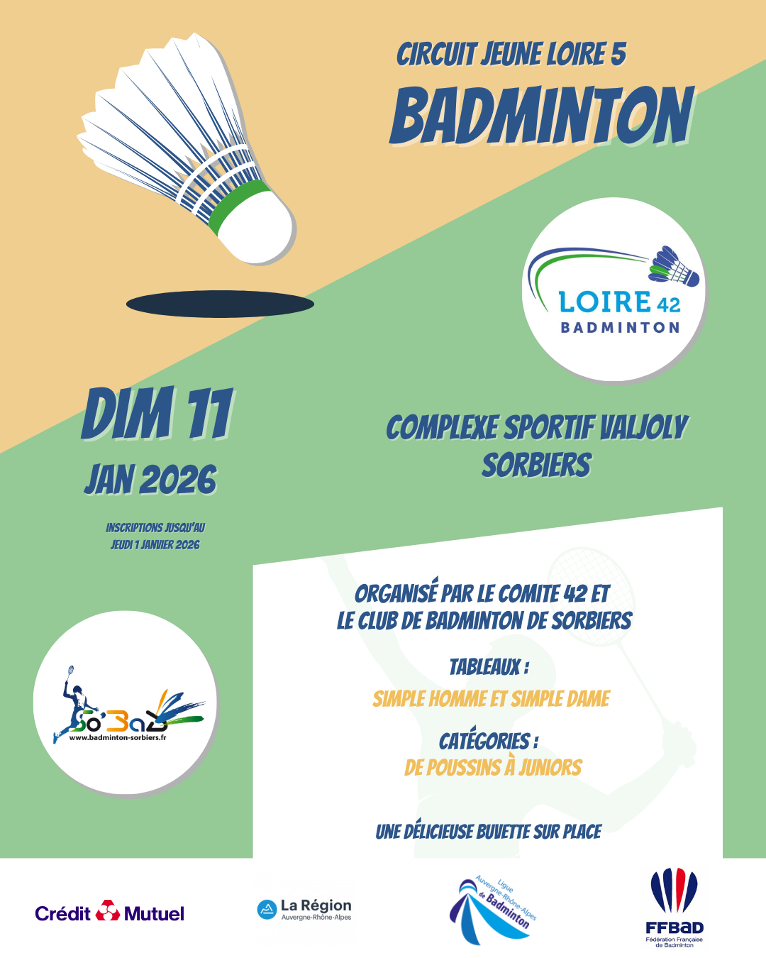 Circuit Jeune Loire 5 - Sorbiers - 11 janvier - Simple - EcoResponsable